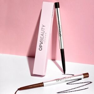 OPV Beauty London Eyeliner Gel Pencil Duo Black Brown Makeup Glam Everyday Vegan